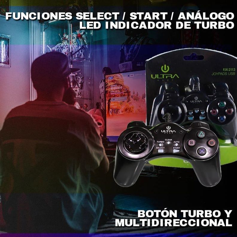 JOYSTICK USB PARA PC CON TURBO
